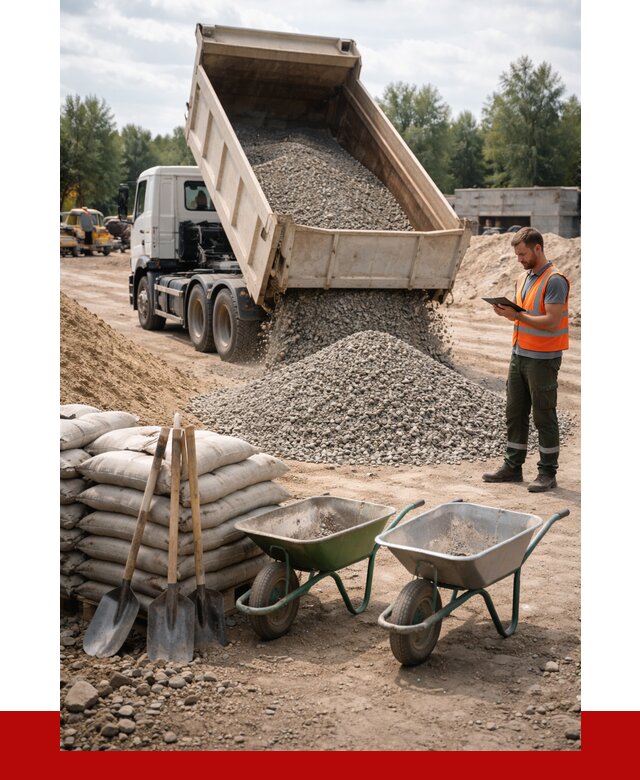 Доставка нерудных материалов в Арзамасе от 1303 руб. | ПРОНЕРУДРзм