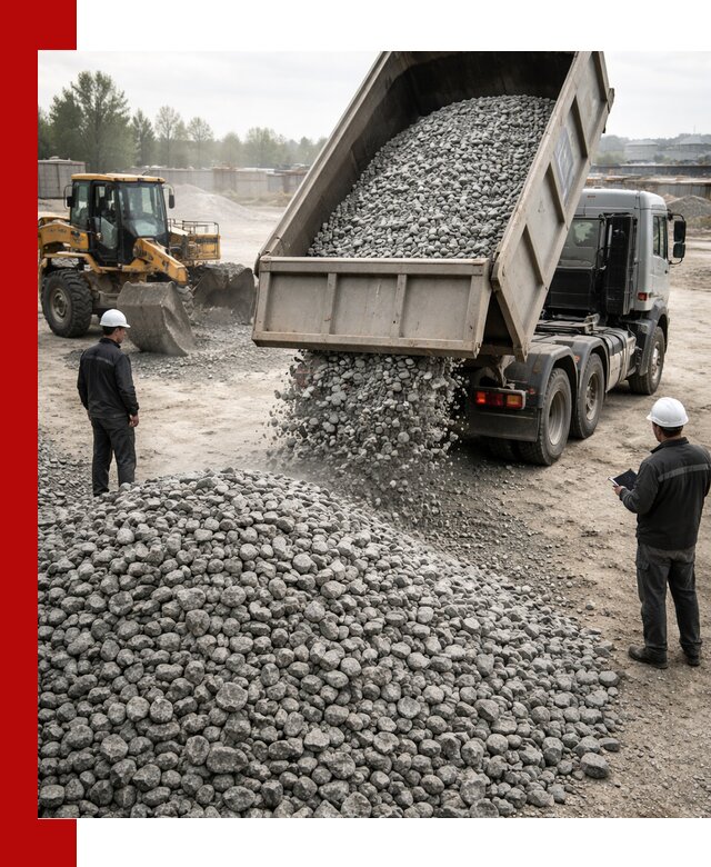 Доставка гранитного щебня фракции 20-40 в Арзамасе