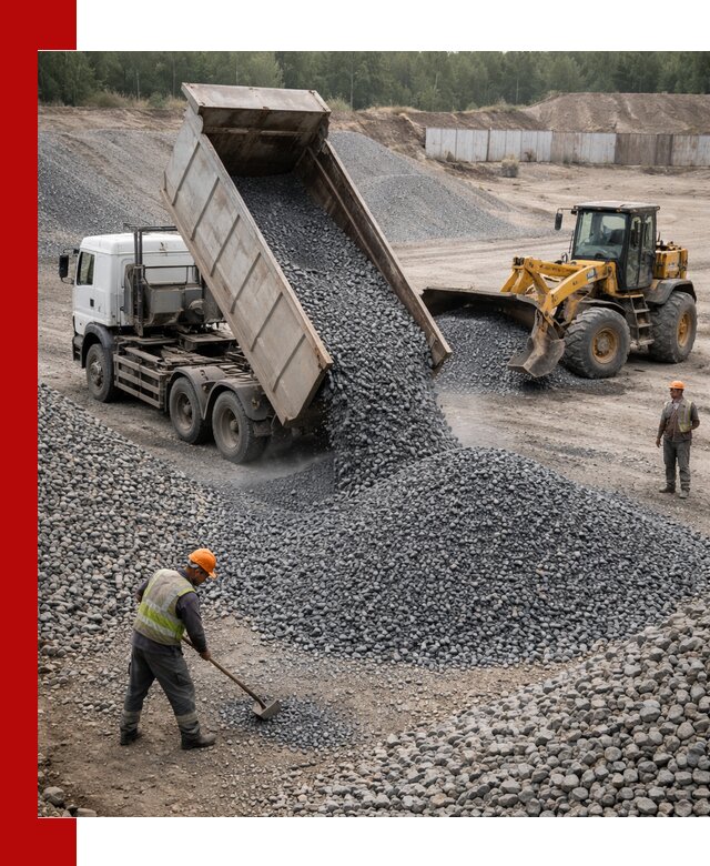 Щебень габбро-диабаз фр. 5-20 с доставкой в Арзамасе