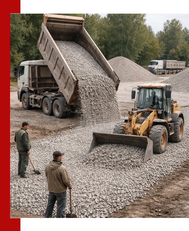 Купить гравийный щебень фракция 20-40 в Арзамасе с доставкой