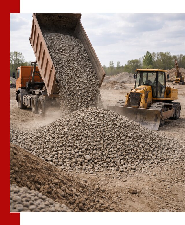 Доставка гравийного щебня фракции 40-70 в Арзамасе