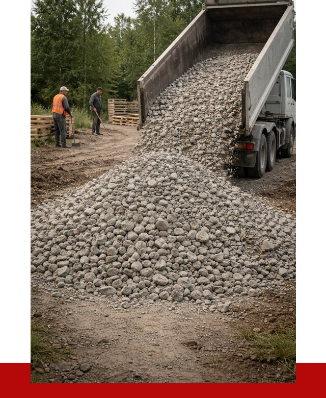 гравийный щебень фракция 70-120 в Арзамасе от 2661 р. ПРОНЕРУДРзм