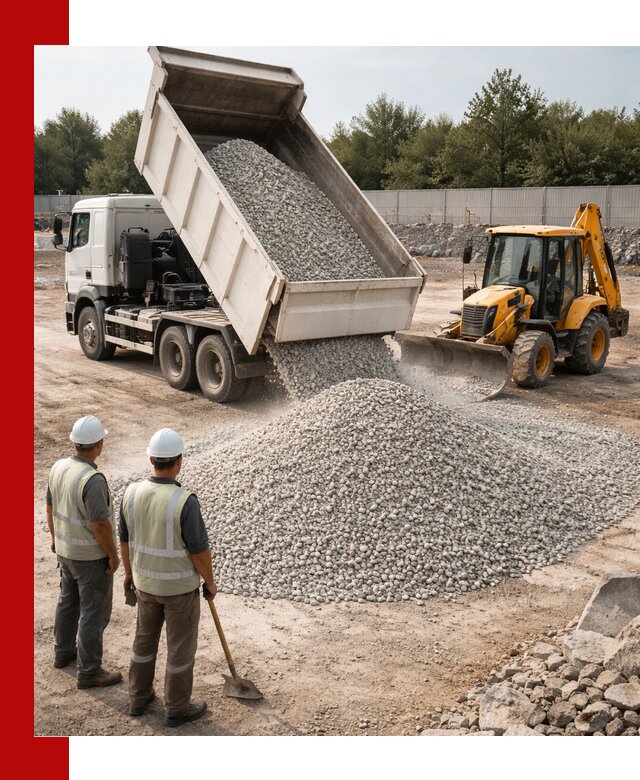 Купить известняковый щебень фракции 5–10 мм с доставкой в Арзамасе