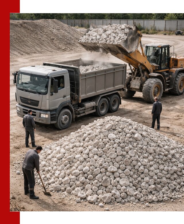 Известняковый щебень фракция 70–150 с доставкой в Арзамасе