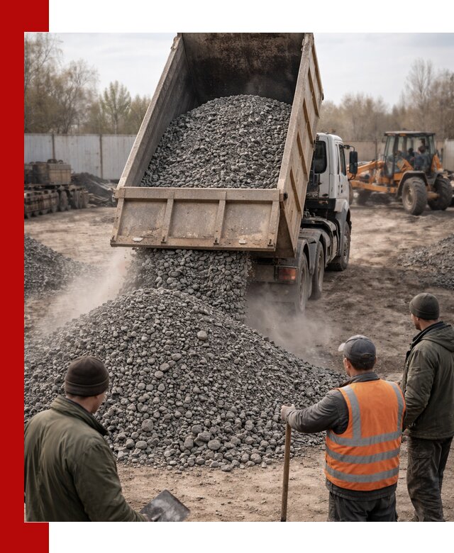 Доставка шлакового щебня в удобные сроки по выгодной цене в Арзамасе
