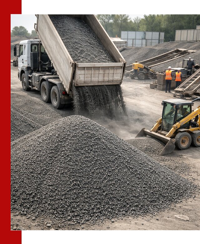 Вторичный щебень фракция 0–5 с доставкой в Арзамасе