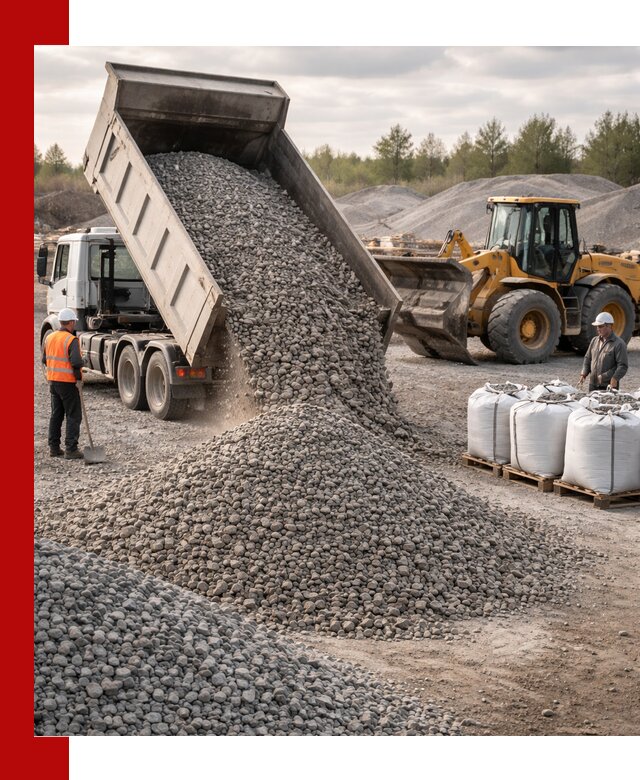 Бетонный щебень фракция 5–20 с доставкой в Арзамасе