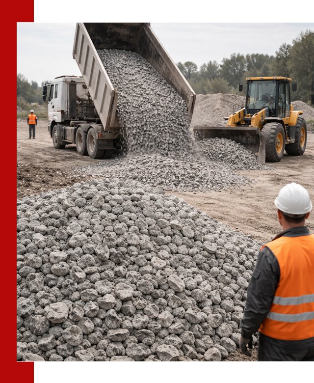 Доставка бетонного щебня фракции 20-40 в Арзамасе