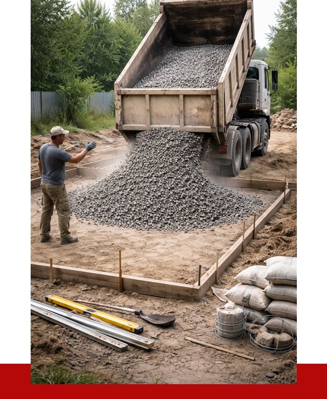Купить щебень для фундамента в Арзамасе от 4887 р. | ПРОНЕРУДРзм