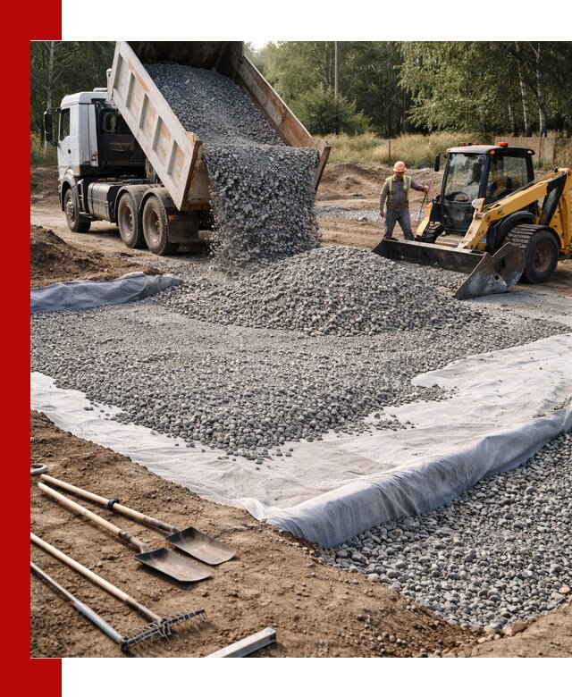 Щебень для фундамента с доставкой в Арзамасе