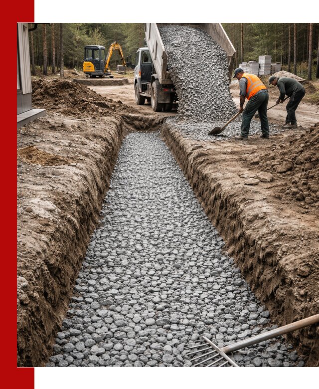 Щебень для дренажа с доставкой в Арзамасе высокого качества