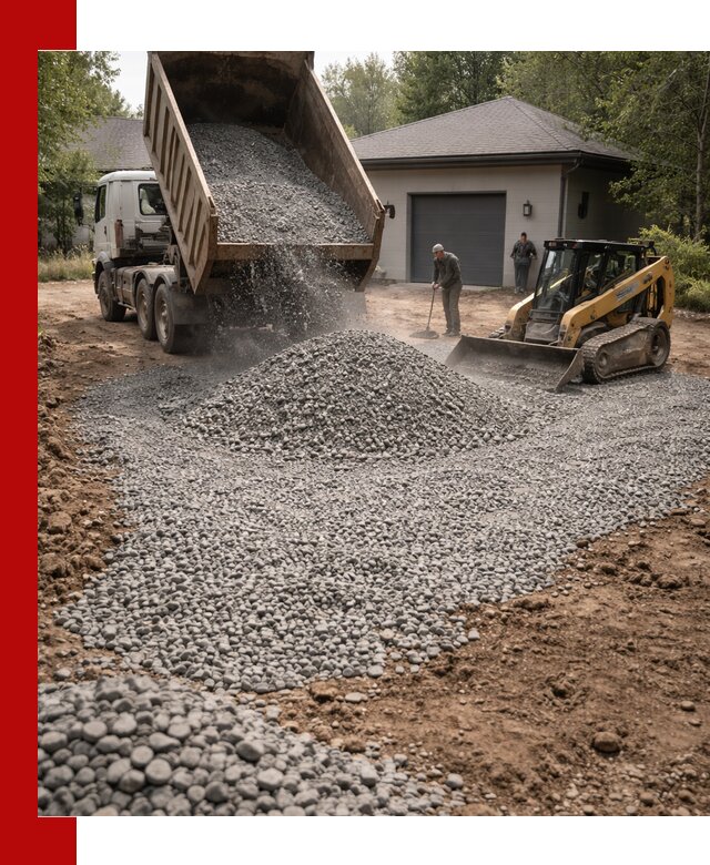 Щебень для парковки в Арзамасе: доставка и укладка качественного материала