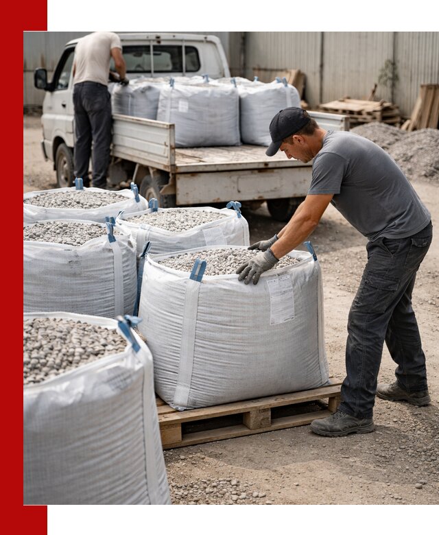 Доставка щебня в мешках по выгодным ценам в Арзамасе