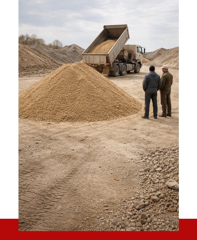 Карьерный песок крупнозернистый в Арзамасе от 9232 р | ПРОНЕРУДРзм