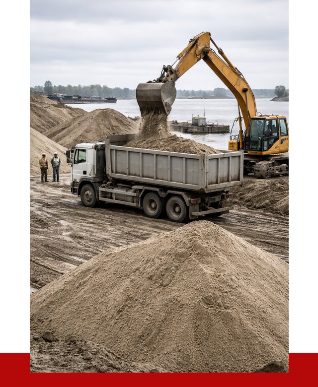 Купить речной песок навалом в Арзамасе от 1955 р., ПРОНЕРУДРзм
