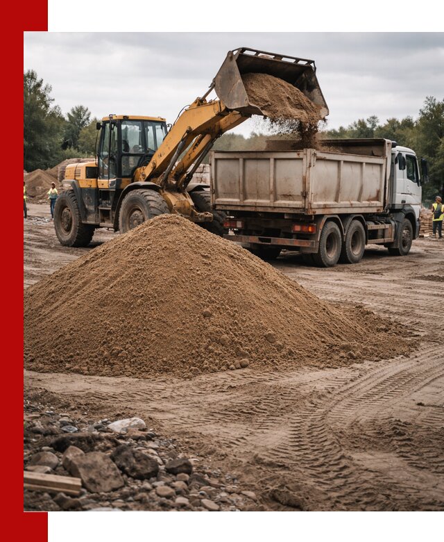 Доставка речного песка навалом в Арзамасе быстро и выгодно