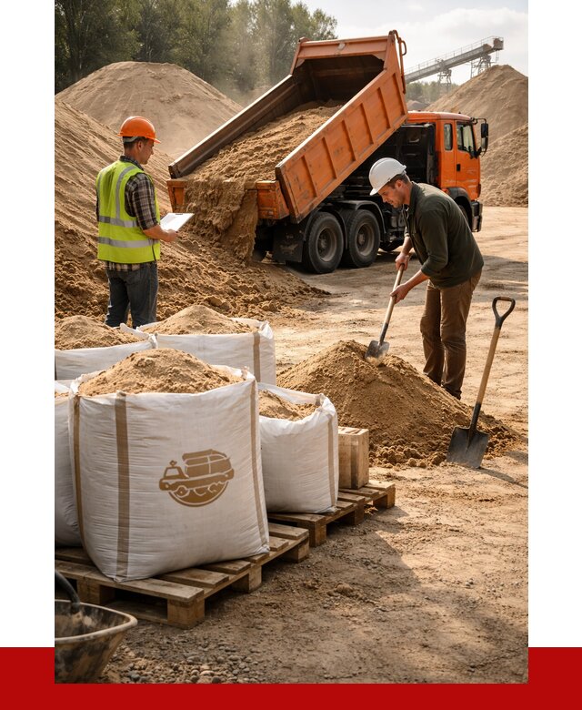 Строительный песок в Арзамасе от 2389 р. с доставкой, ПРОНЕРУДРзм