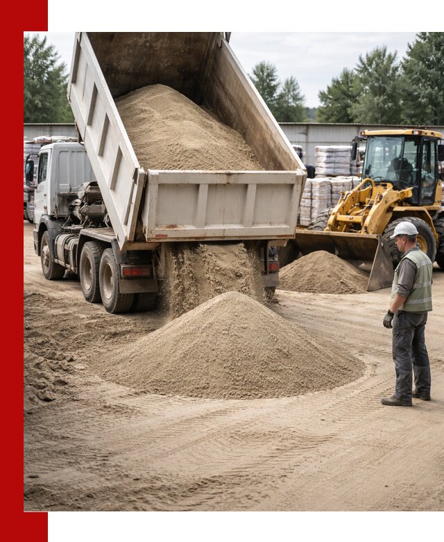 Поставка и доставка песка для бетона в Арзамасе