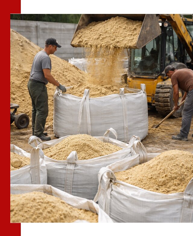 Поставка качественного песка для кладки в Арзамасе