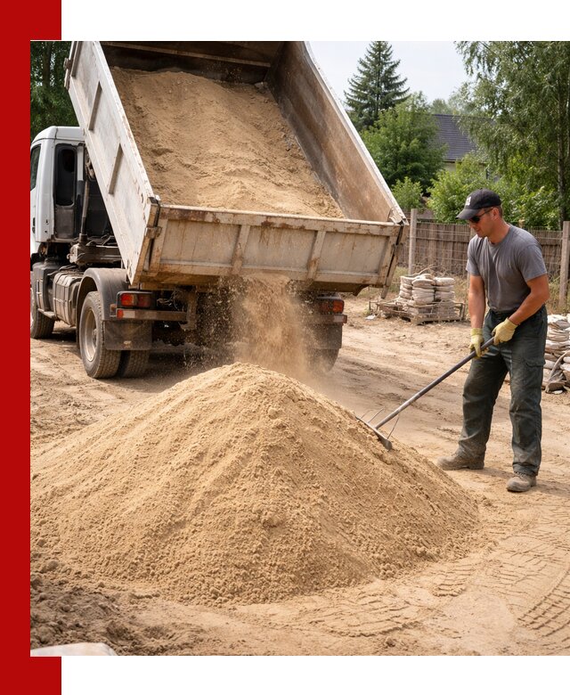 Доставка сухого песка самосвалами в Арзамасе