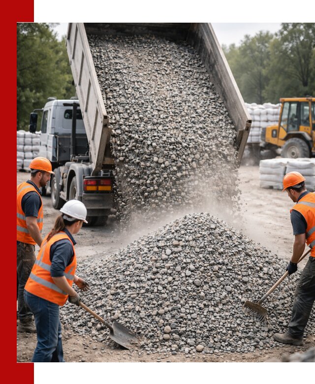 Доставка гравия и камня в Арзамасе оптом и в розницу