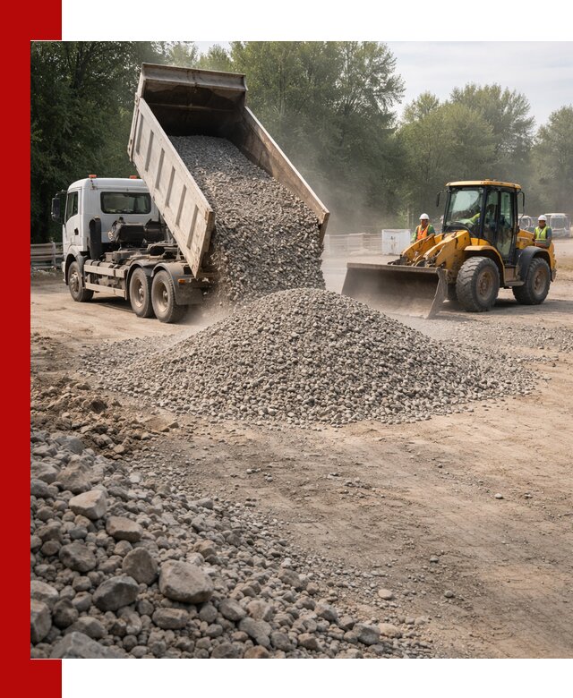 Гравий фракция 5–20 доставка в Арзамасе оптом и в розницу