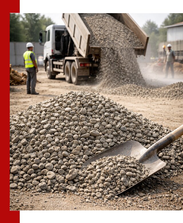 Доставка гравия фракции 20-40 в Арзамасе с самосвалами