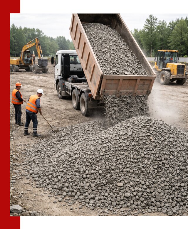 Доставка гравия фракции 40-70 в Арзамасе оптом и в розницу