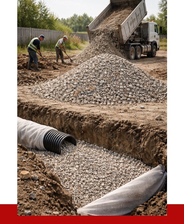 Гравий для дренажа в Арзамасе от 2389 р., доставка ПРОНЕРУДРзм