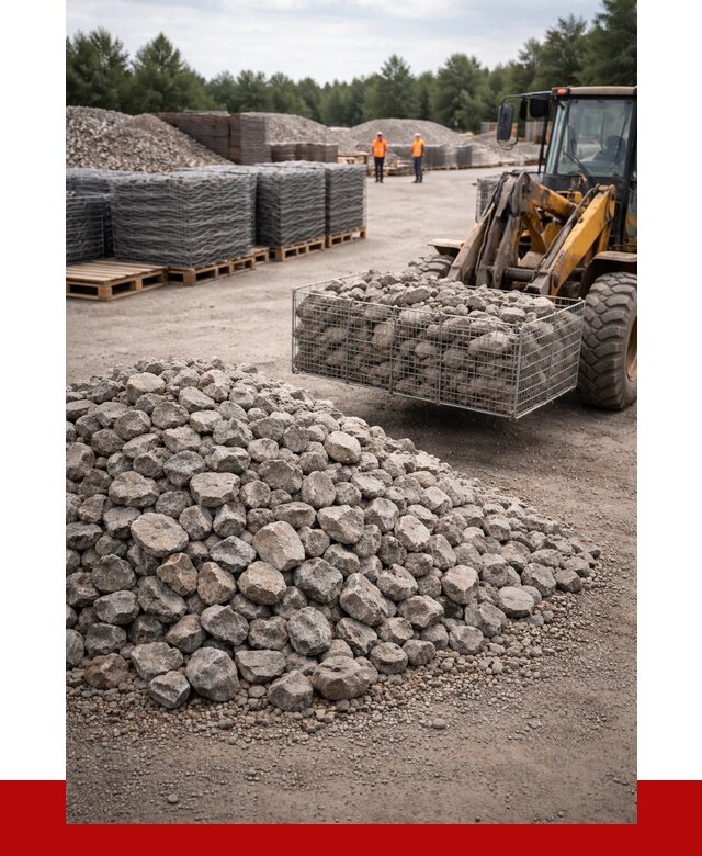 Камень для габионов фракция 70-150 в Арзамасе от 4562 р. | ПРОНЕРУДРзм