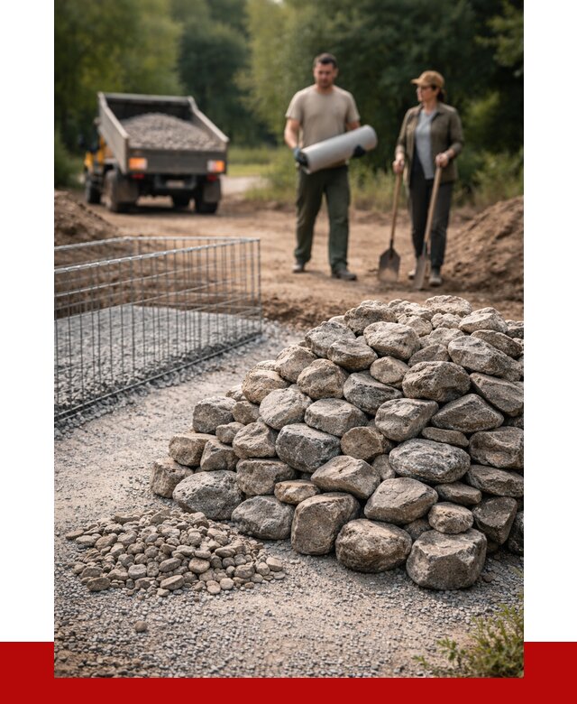 Камень для габионов фракция 100-200 в Арзамасе от 5213 р. | ПРОНЕРУДРзм