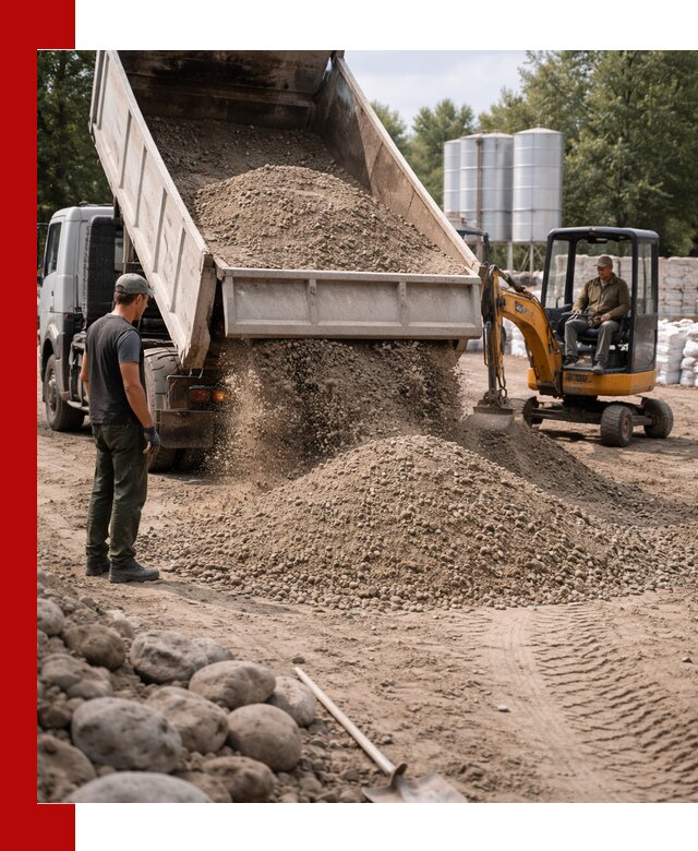 Доставка ПГС С3 в Арзамасе самосвалами и миксерами
