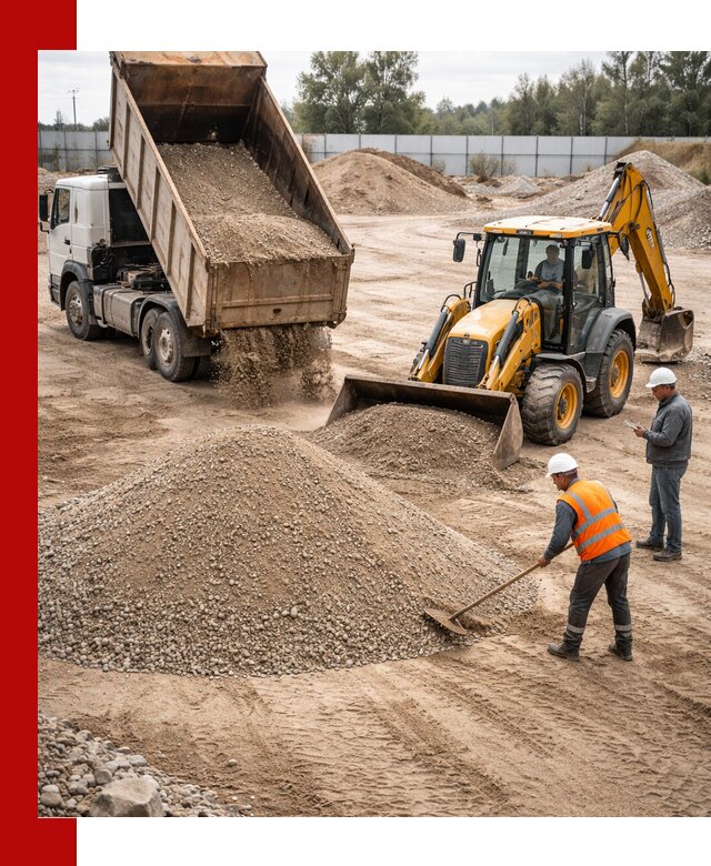 Поставка и доставка ПГС С4 в мешках и самосвалах в Арзамасе