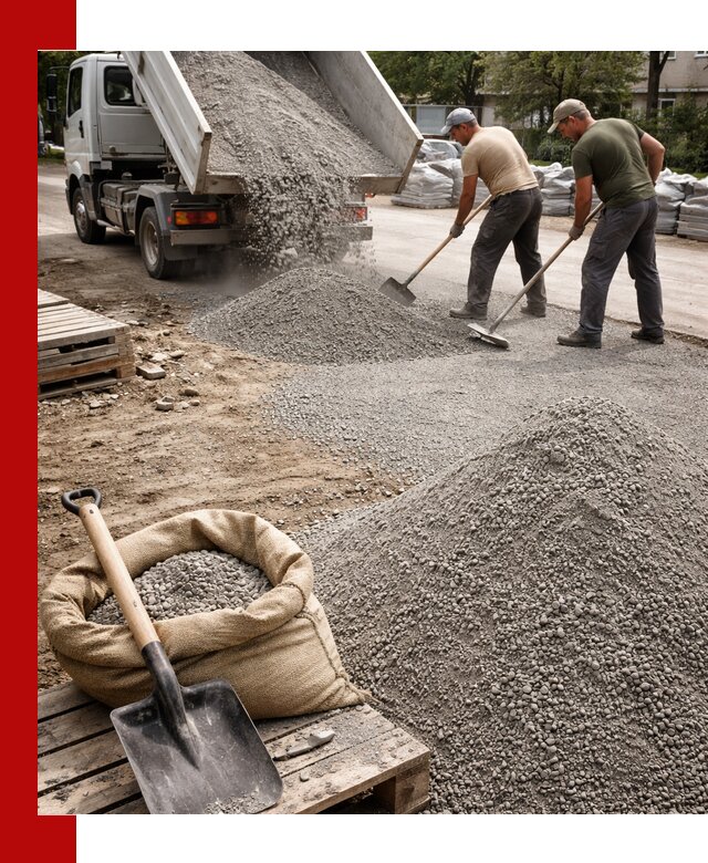 Отсев для тротуарной плитки в Арзамасе — доставка и укладка