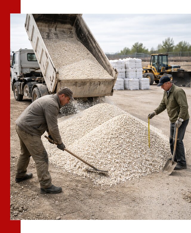 Мраморная крошка с доставкой и разгрузкой в Арзамасе