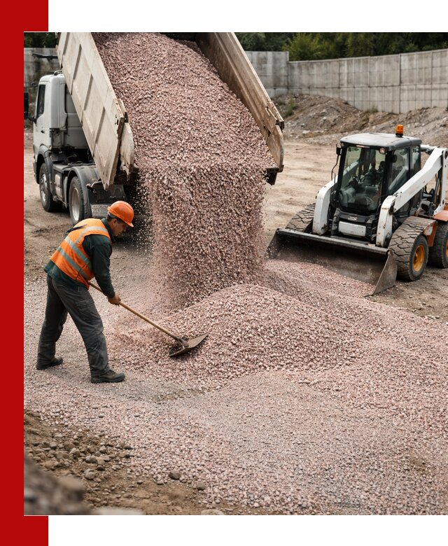 Крошка розовый гранит с доставкой в Арзамасе от производителя