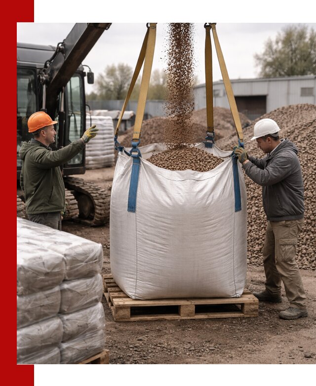 Керамзит в биг-бегах с доставкой в Арзамасе