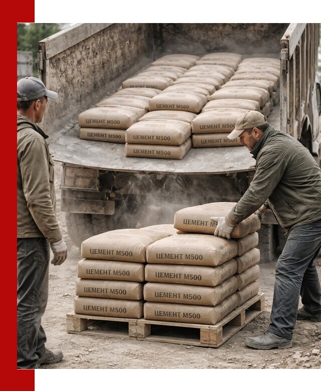 Цемент М500 с доставкой самосвалом в Арзамасе