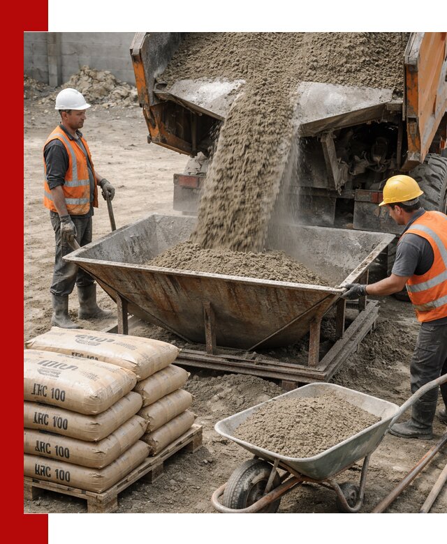 Доставка цементно-песчаной смеси М100 в Арзамасе