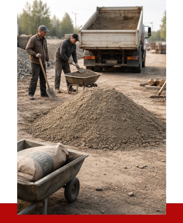 Цементно-песчаная смесь М150 в Арзамасе от 5105 р. | ПРОНЕРУДРзм