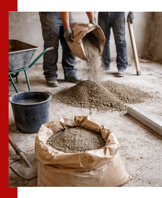 Доставка сухой смеси для стяжки в Арзамасе