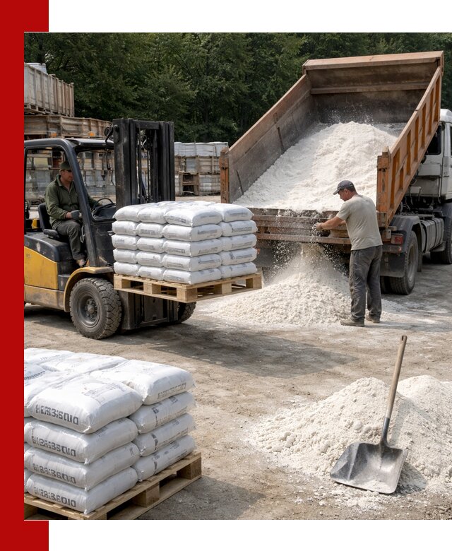 Доставка строительной извести оптом и в розницу в Арзамасе