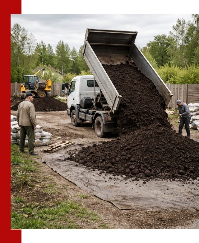Доставка качественного почвогрунта в Арзамасе оптом и в розницу