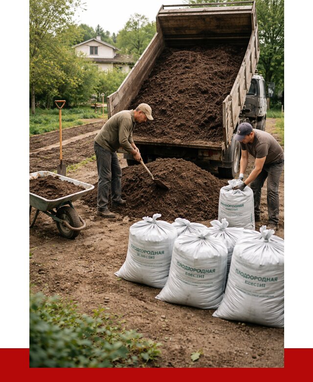 Плодородная смесь в Арзамасе от 4562 р./куб с доставкой | ПРОНЕРУДРзм