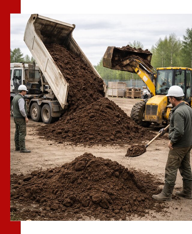 Доставка торфа оптом и в мешках в Арзамасе