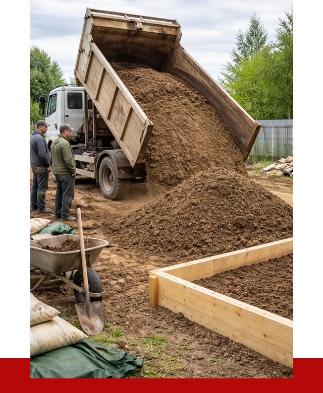 Торфо песчаная смесь в Арзамасе с доставкой от 2009 р. | ПРОНЕРУДРзм