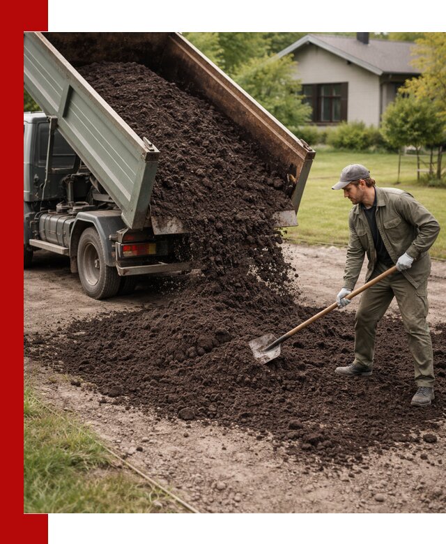 Чернозем для газона с доставкой в Арзамасе быстро и качественно