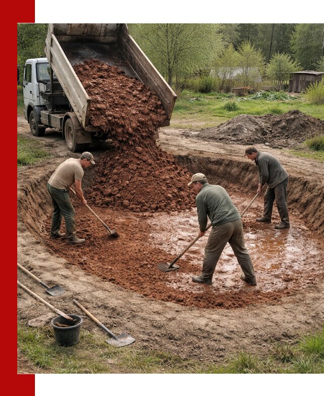 Купить качественную глину для пруда в Арзамасе