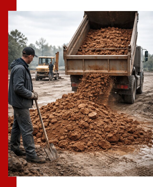 Глина для засыпки в Арзамасе с доставкой самосвалами