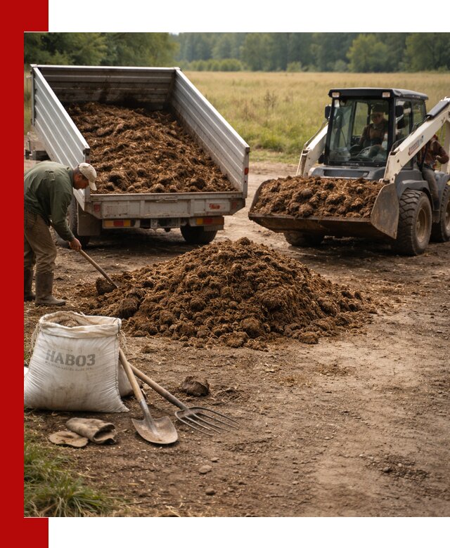 Доставка конского навоза в Арзамасе с разгрузкой и доставкой на объект